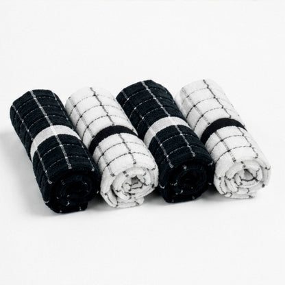 Kitchen towel combed cotton ZT - Tissage - 4 x (45 x 70 cm)