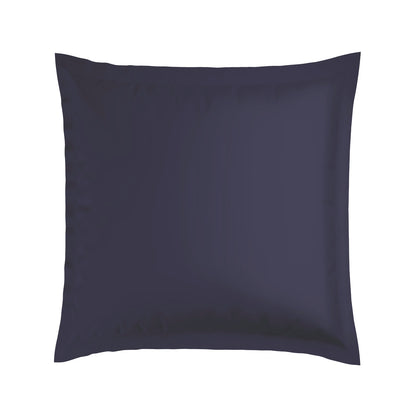2 pillowcases - 100% cotton sateen TC200 - Nîmes - white / dark blue
