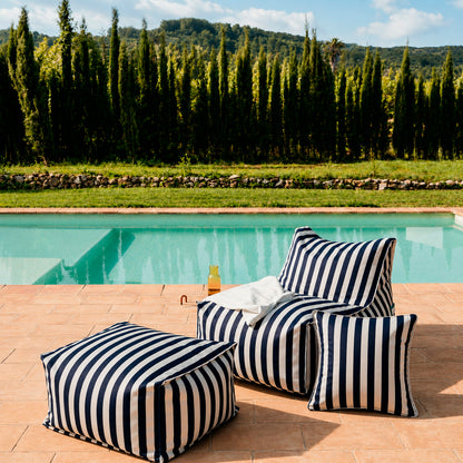 Cushion cover outdoor - Solana Blue - Blue - 2 x (45 x 45 cm)