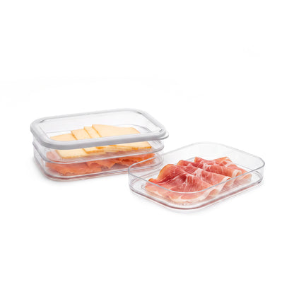 3-layer fridge container with lid