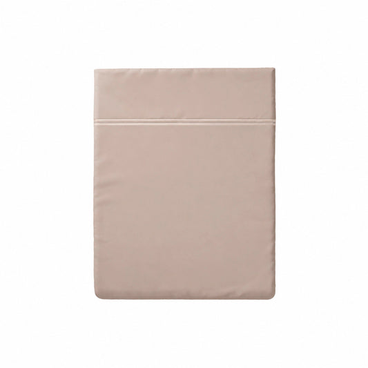 Flat sheet - 100% cotton sateen TC200 - Nîmes - taupe