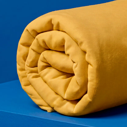 Fitted sheet - 100% cotton sateen TC200 - honey gold
