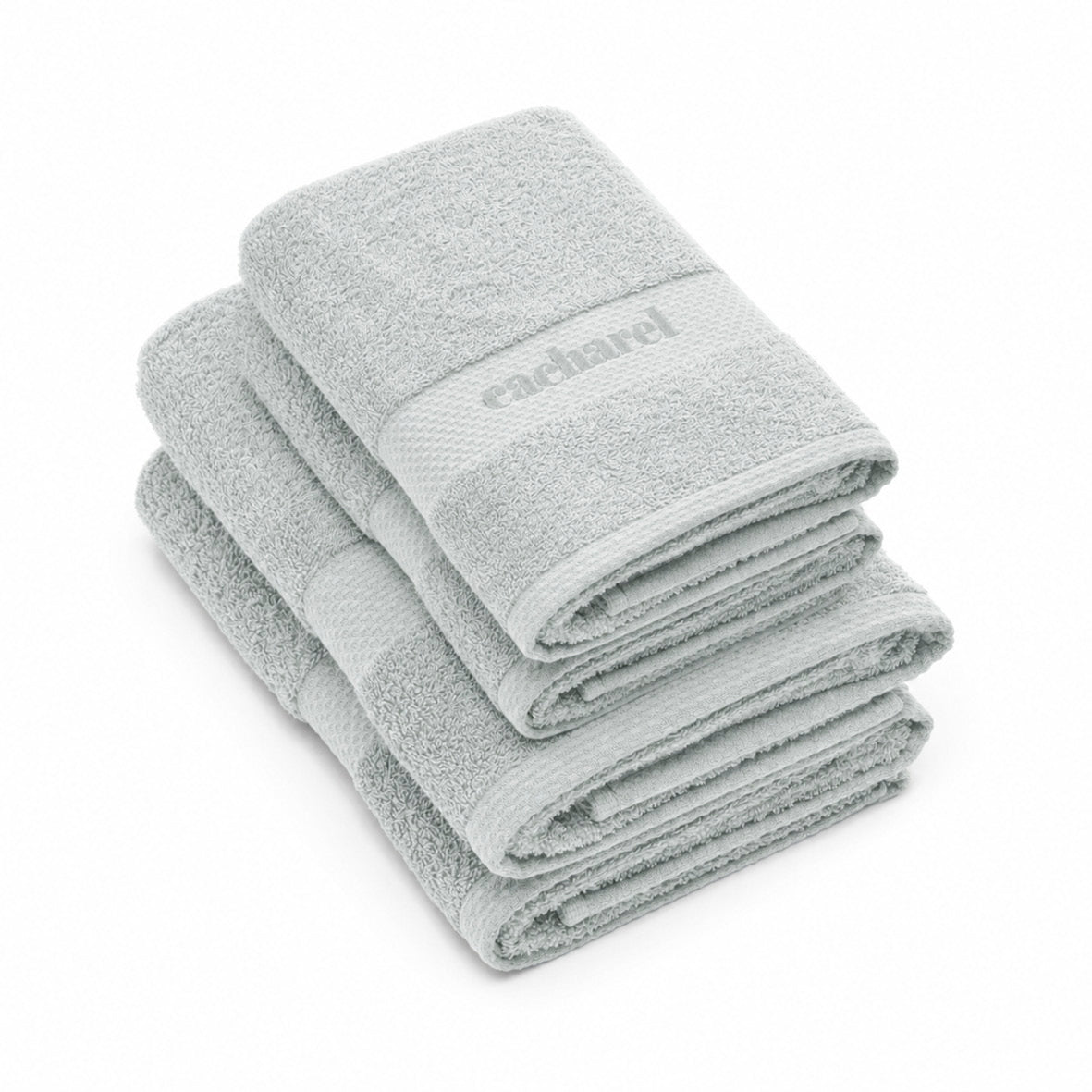 Set of 2 hand towels + 2 bath towels