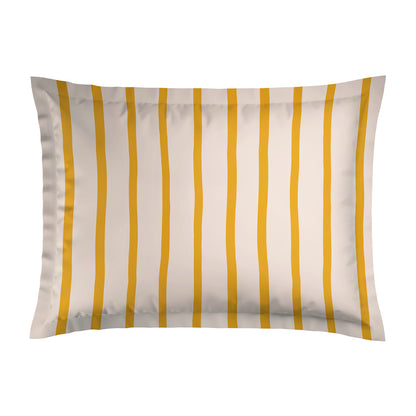 2 pillowcases - 100% cotton sateen TC200 - Linéa - yellow 2 x (50 x 70 cm)