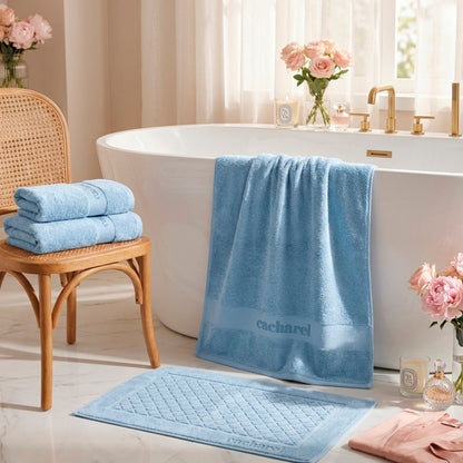 Complete bath linen set combed cotton - Brise