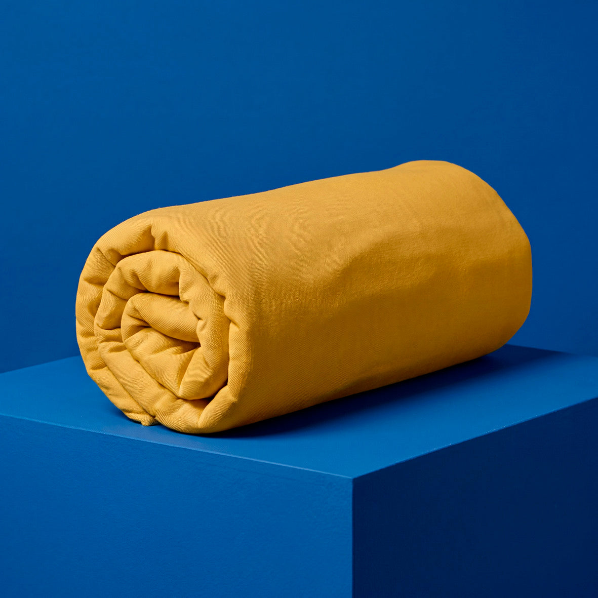 Fitted sheet - 100% cotton sateen TC200 - honey gold