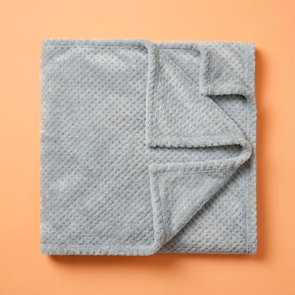 Ultra-soft fleece throw - Ruben - grey Default Title
