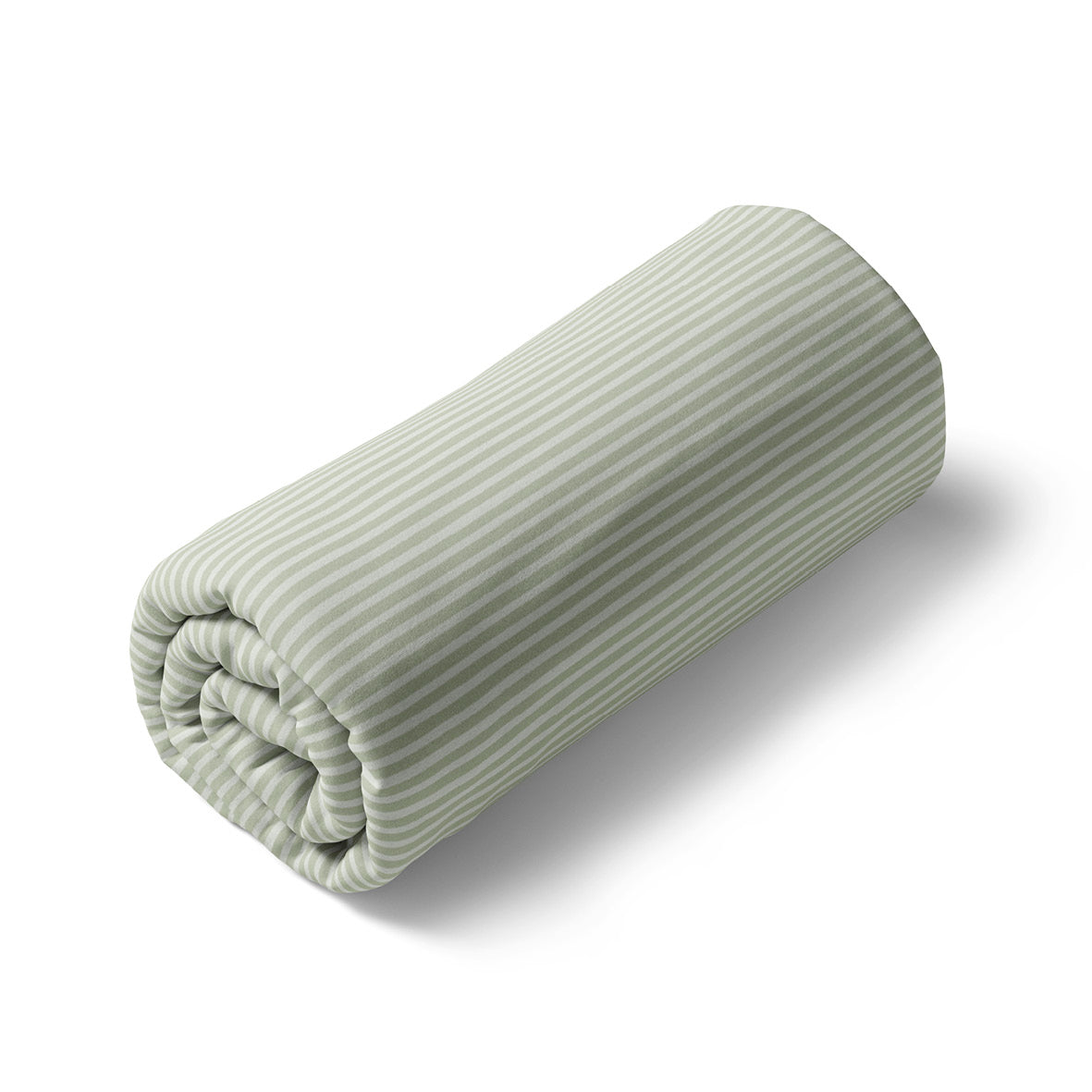 Fitted sheet - 100% cotton sateen TC200 - Élan - light green