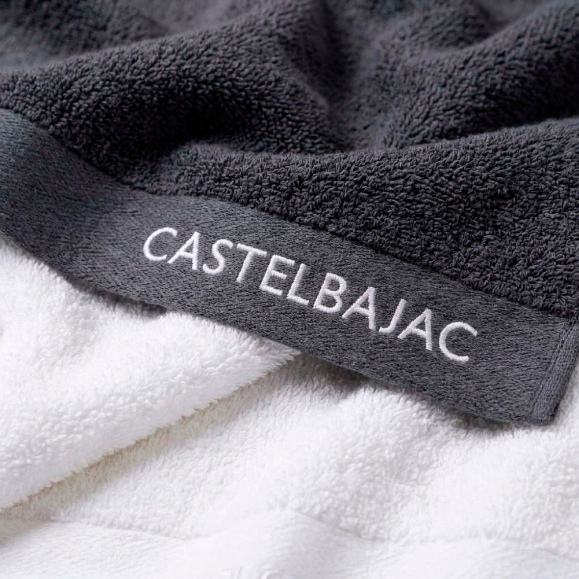4 plush washcloths - 100% combed cotton 570 gsm - Aube