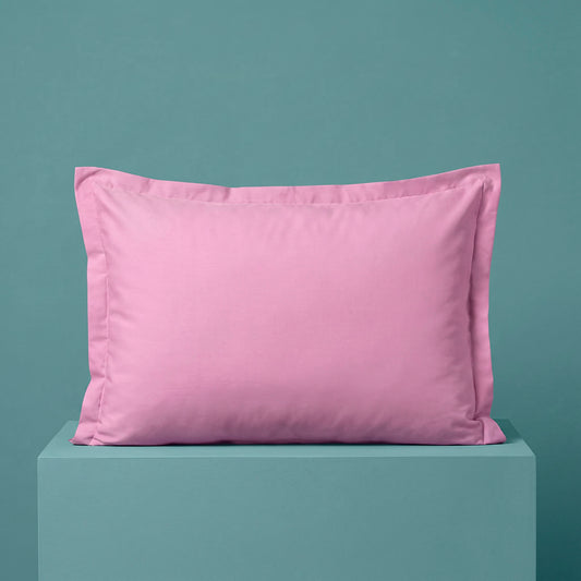 2 pillowcases - 100% cotton sateen TC200 - pink 2 x (50 x 70 cm)