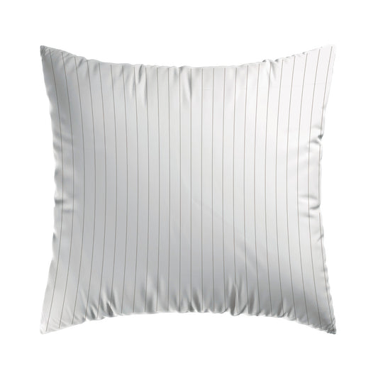 Pillowcase cotton satin - Rayures classiques White 2 x (63 x 63 cm)