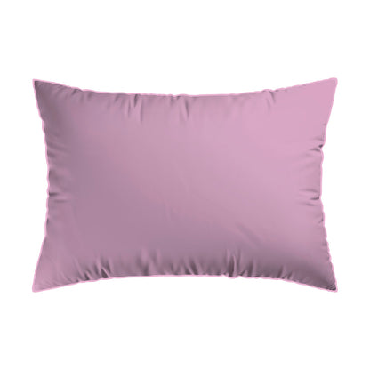 2 pillowcases - 100% cotton sateen TC200 - Uni / Trame verticale - bubblegum / pink 2 x (50 x 70 cm)