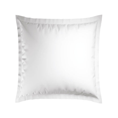 2 pillowcases - 100% cotton sateen TC200 - Megève - dark blue / white