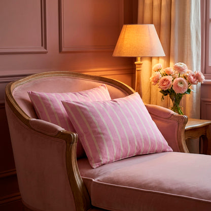 2 pillowcases - 100% cotton sateen TC200 - Linéa - pink