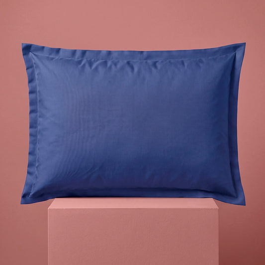 2 pillowcases - 100% cotton sateen TC200 - Chorégraphie sauvage - cobalt blue / multicolor 2 x (50 x 70 cm)