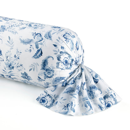 Bolster case - 100% cotton sateen TC200 - Porcelaine - white 43 x 210 cm