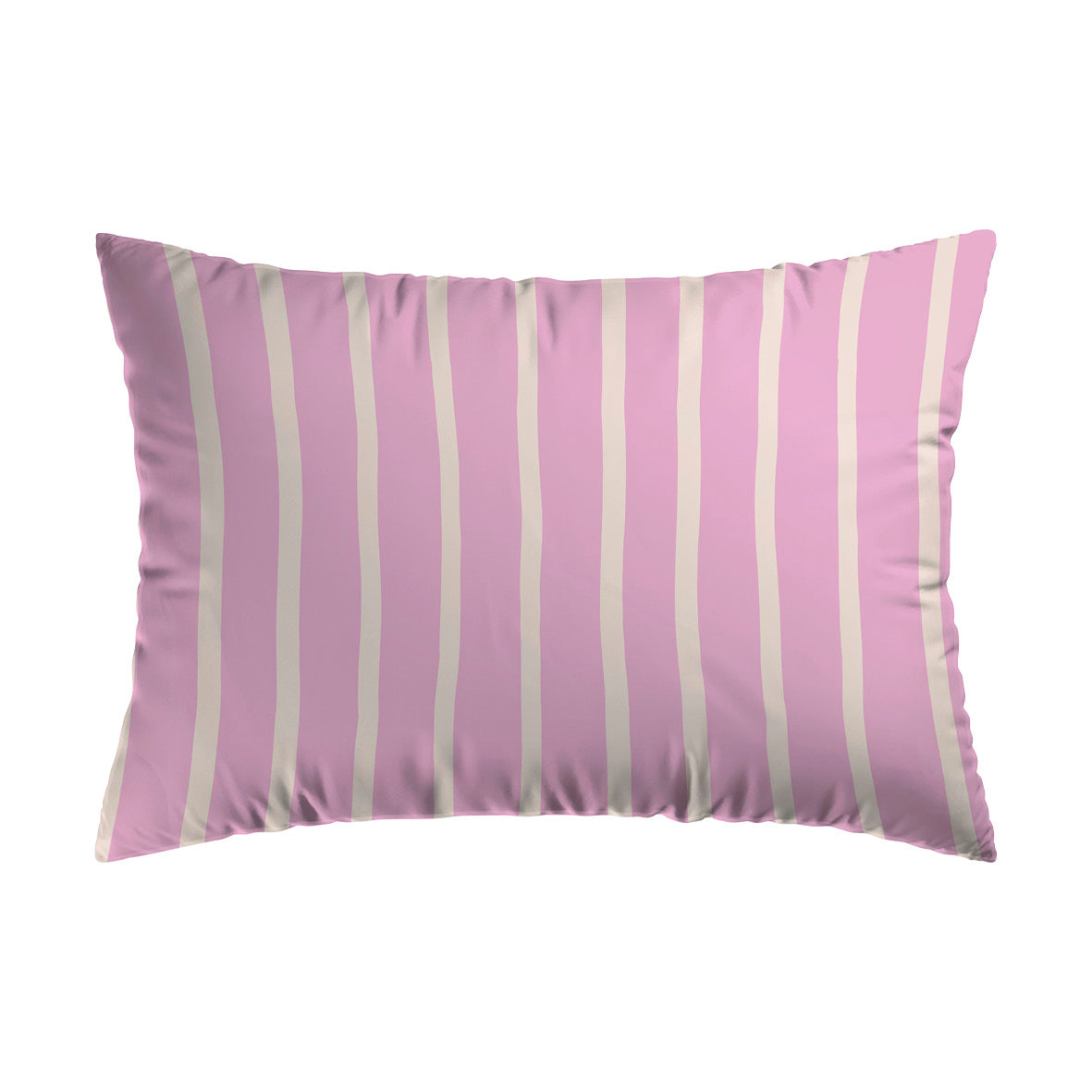 2 pillowcases - 100% cotton sateen TC200 - Linéa - pink 2 x (50 x 70 cm)