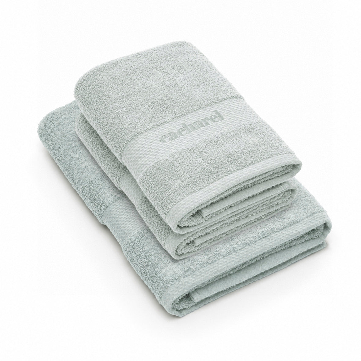 Hand towel + bath towel combed cotton - Brise - 2 x (50 x 100 cm) + 2 x (70 x 140 cm) Mint