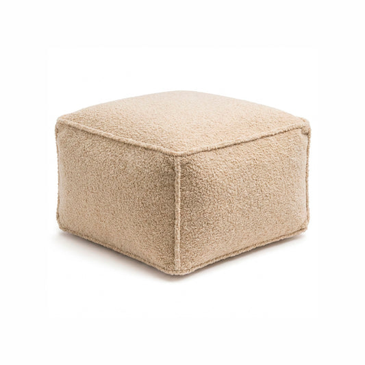 Cube beanbag cover teddy - Nooma Taupe 40 x 65 x 33 cm