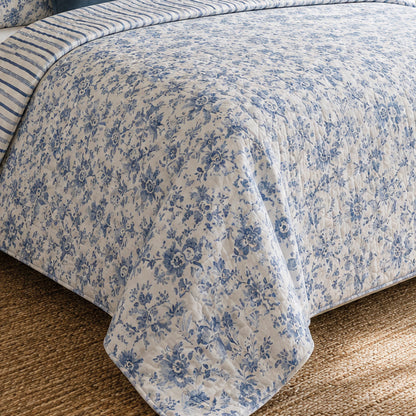 Bedspread - 100% cotton sateen TC200 - Porcelaine - white