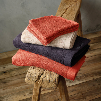 Complete bath linen set combed cotton LT - Lagon - 14 pieces