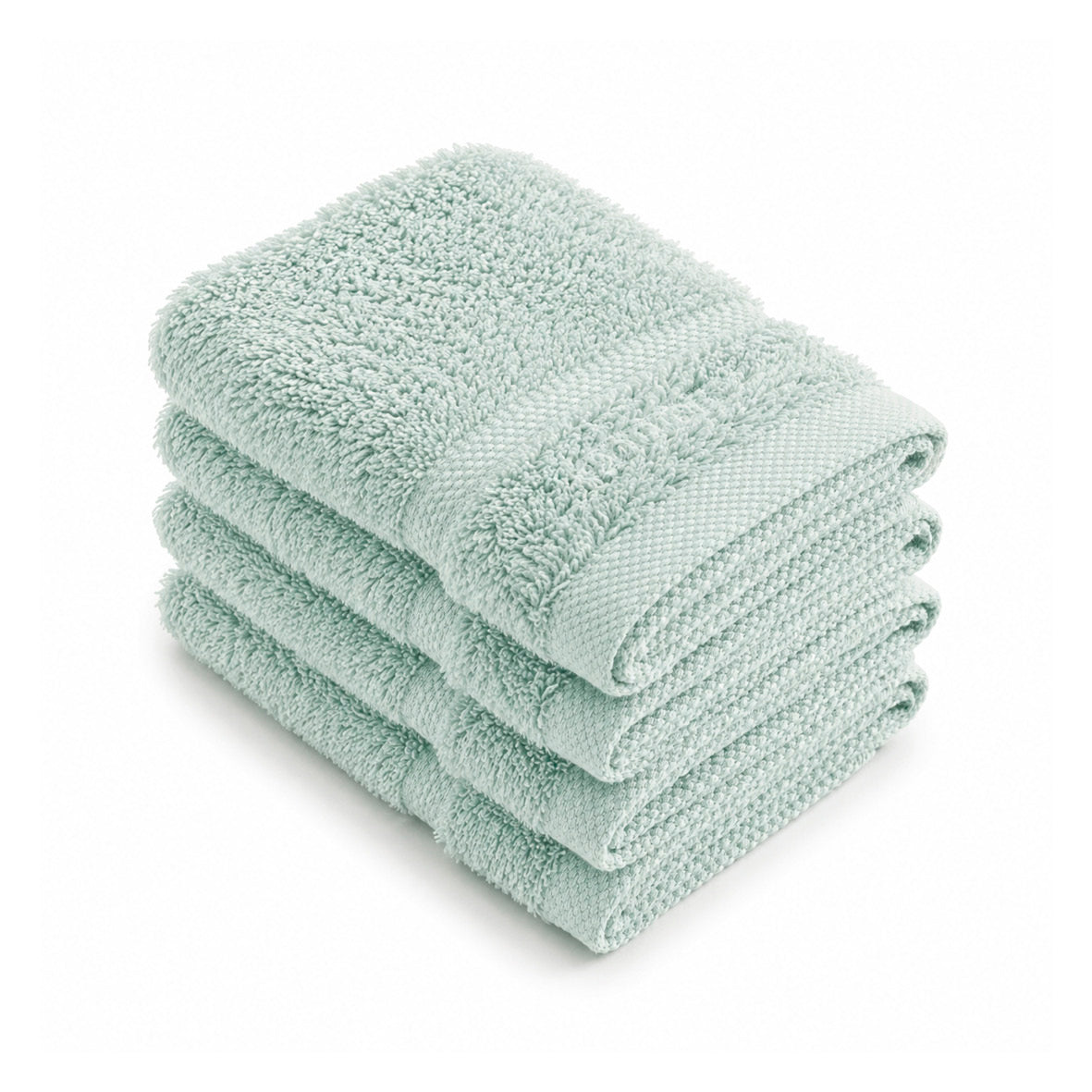 Set of 4 guest towels Mint