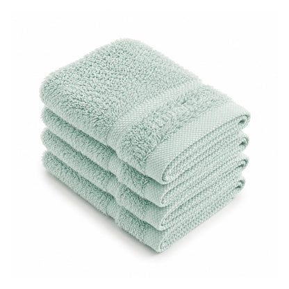 Set of 4 guest towels Mint