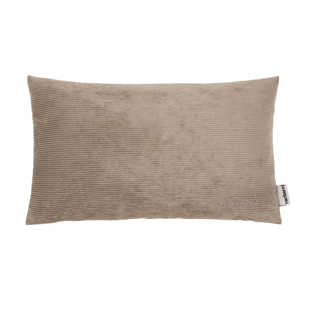 Decorative corduroy cushion cover - Uni - taupe 30 x 50 cm