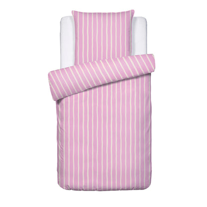 Duvet cover and pillowcase(s) set - 100% cotton sateen TC200 - Linéa - pink 140 x 200 cm + 63 x 63 cm