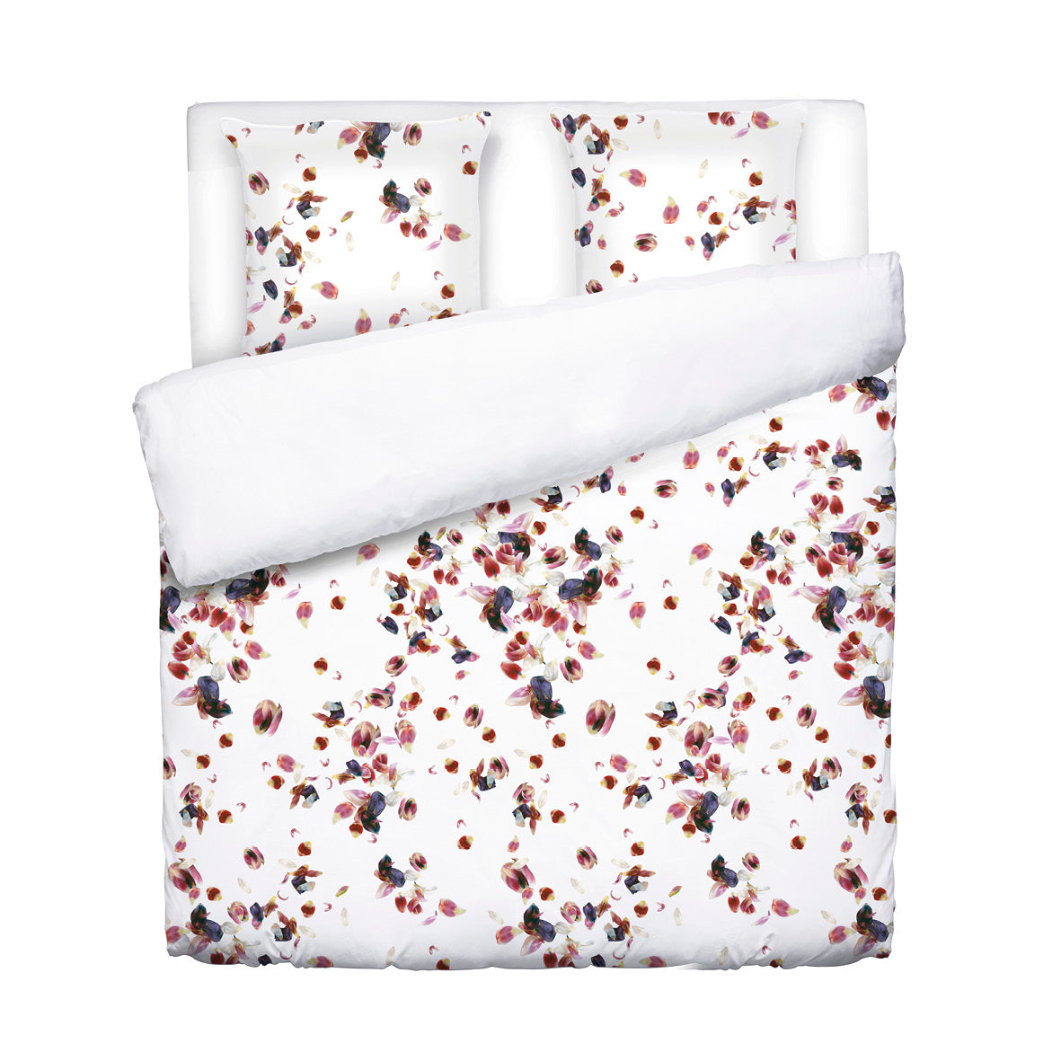 Duvet cover - 100% cotton sateen TC200 - Aurore - white 250 x 200 cm