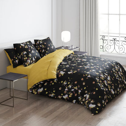 Duvet cover - 100% cotton sateen TC200 - Aurore - ochre