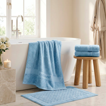 Hand towel + bath towel combed cotton - Brise - 2 x (50 x 100 cm) + 2 x (70 x 140 cm)