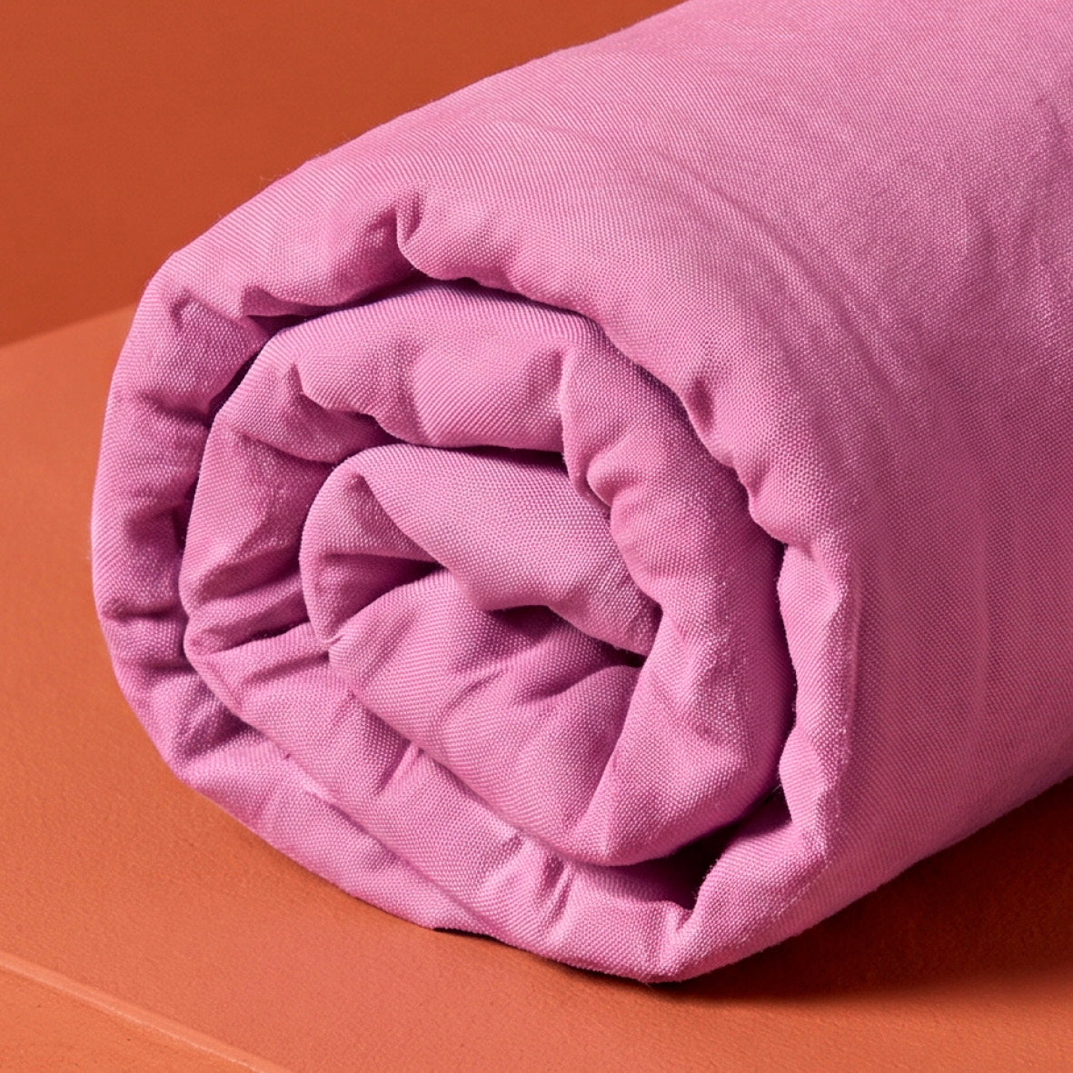Fitted sheet - 100% cotton sateen TC200 - bubblegum