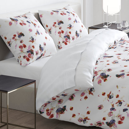 Duvet cover - 100% cotton sateen TC200 - Aurore - white