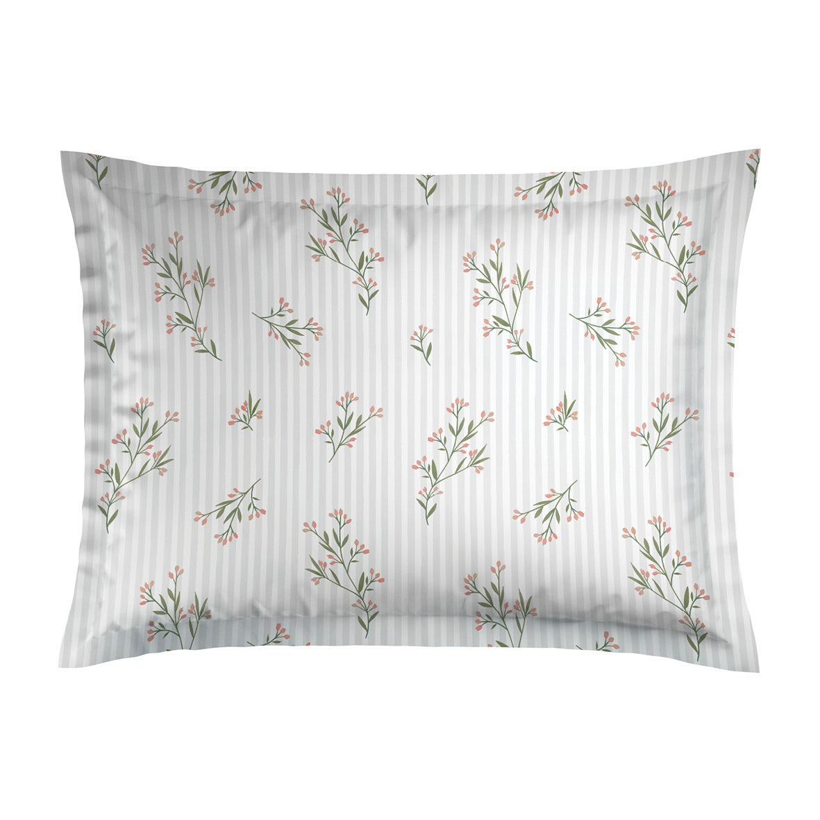 2 pillowcases - 100% cotton sateen TC200 - Élan - light green 2 x (50 x 70 cm)