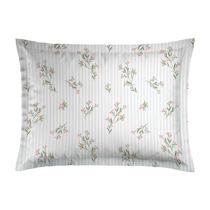 2 pillowcases - 100% cotton sateen TC200 - Élan - light green 2 x (50 x 70 cm)
