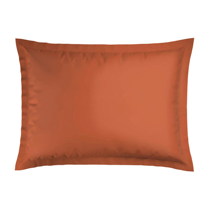 2 pillowcases - 100% cotton sateen TC200 - Chorégraphie sauvage - spicy pumpkin / multicolor 2 x (50 x 70 cm)
