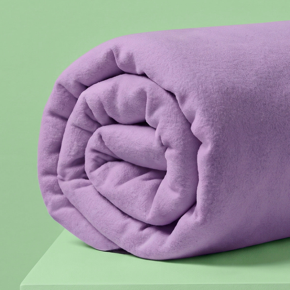 Fitted sheet - 100% cotton sateen TC200 - lavender