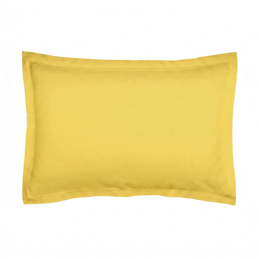 2 pillowcases - 100% cotton sateen TC200 - Uni - lemon zest 2 x (50 x 70 cm)