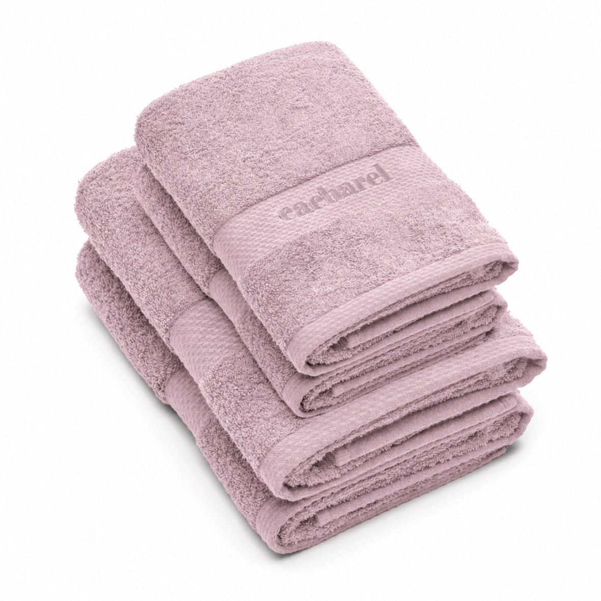 Set of 2 hand towels + 2 bath towels