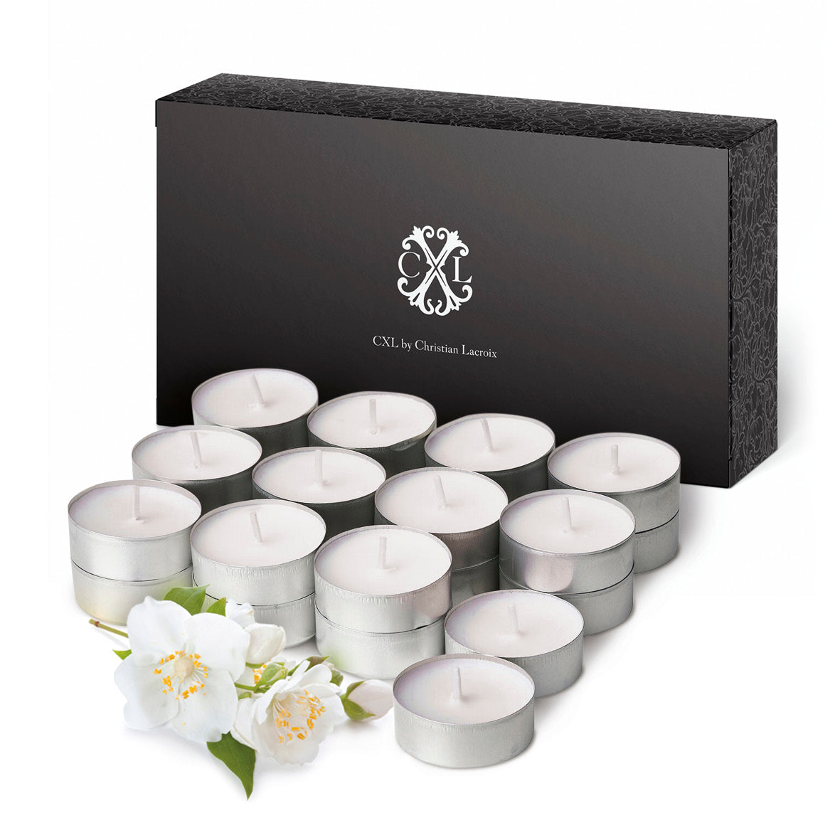 Pack de 24 bougies chauffe-plats parfumés - Ylang & Jasmin - VipShopBoutic