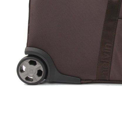 Soft travel bag with 2 wheels - Brown