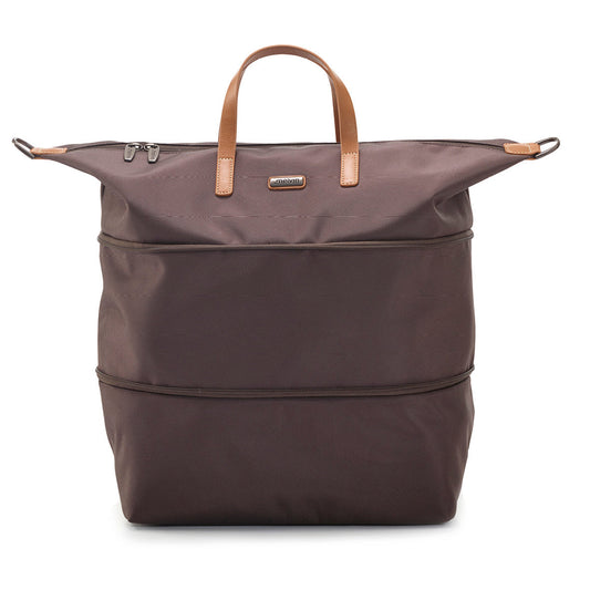 Expandable handbag - Brown