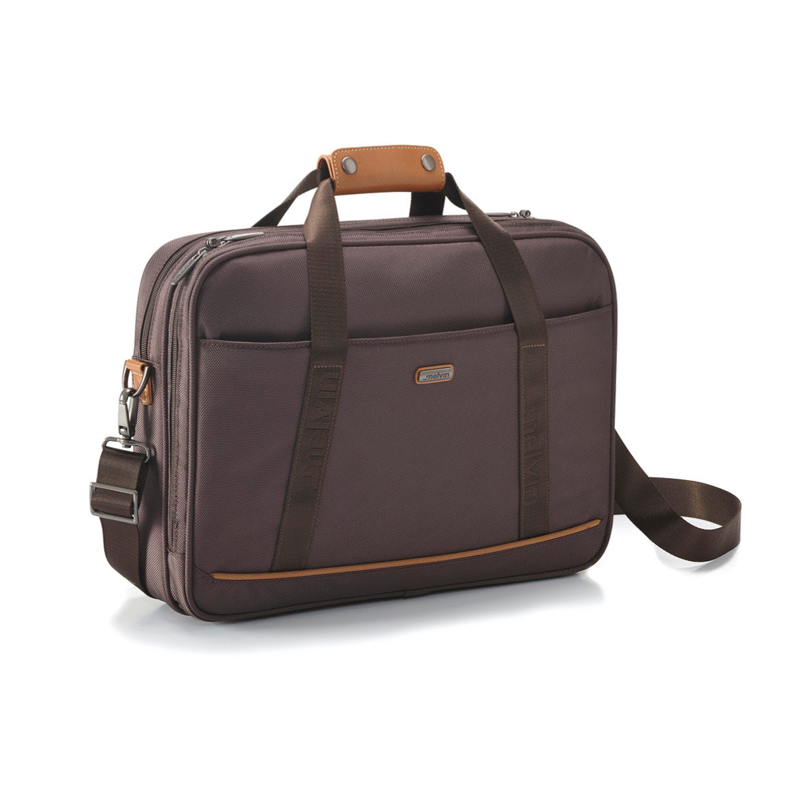 Leather work bag - Brown