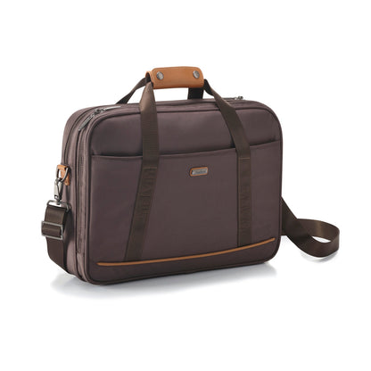 Leather work bag - Brown