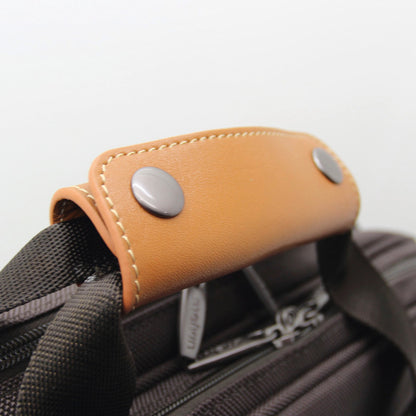 Leather work bag - Brown