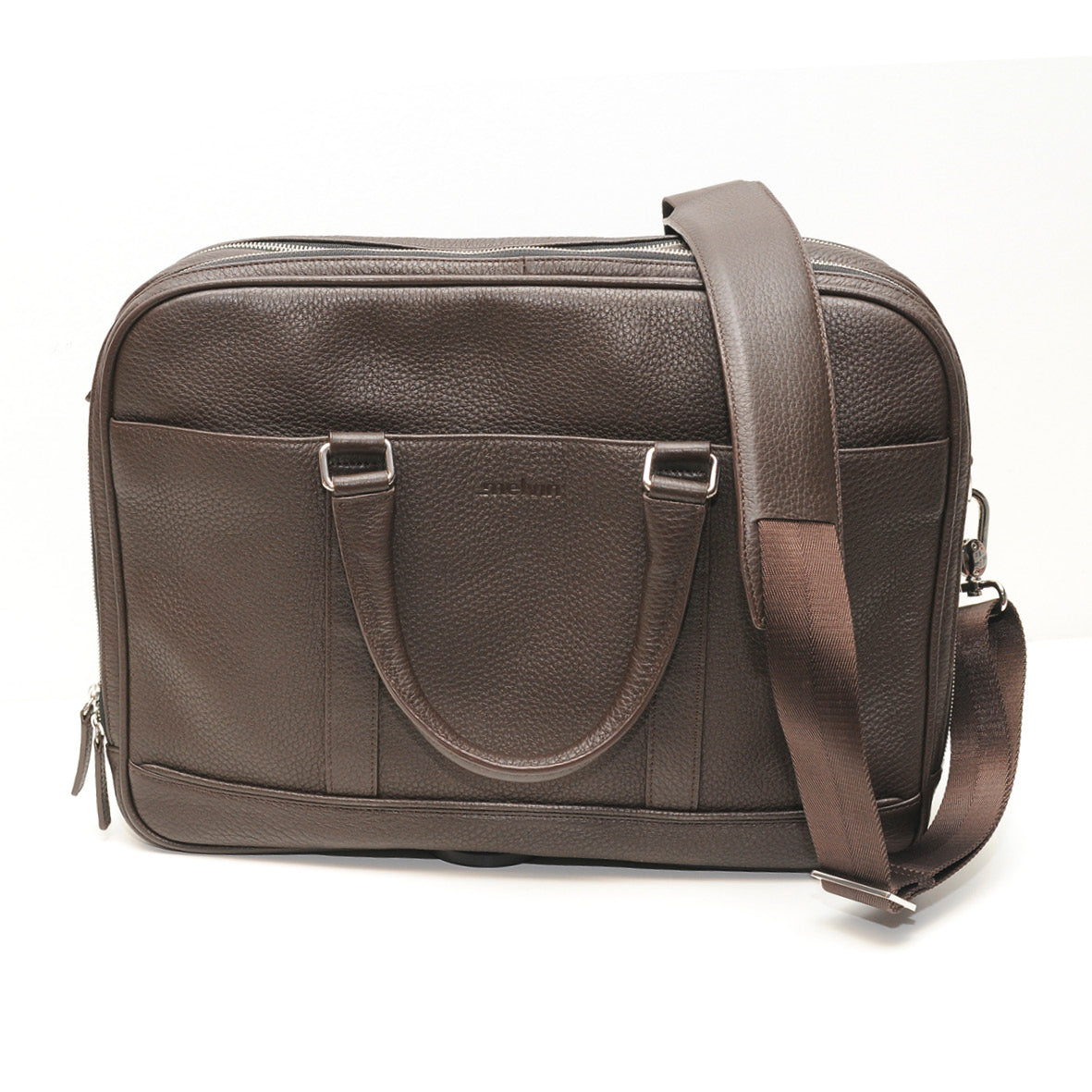 Leather work bag - Brown