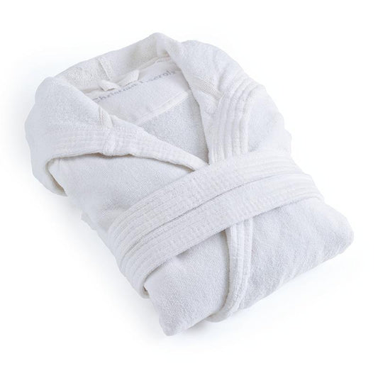 Hooded bathrobe White - S / M Medium