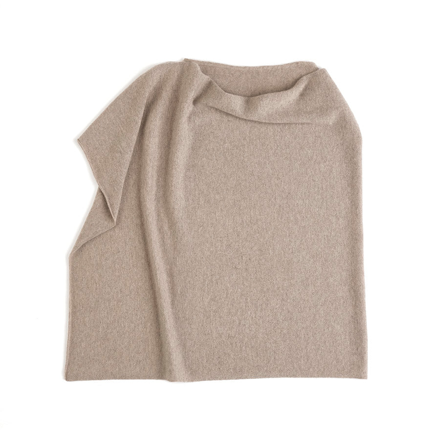 Poncho cachemire - Taupe - VipShopBoutic