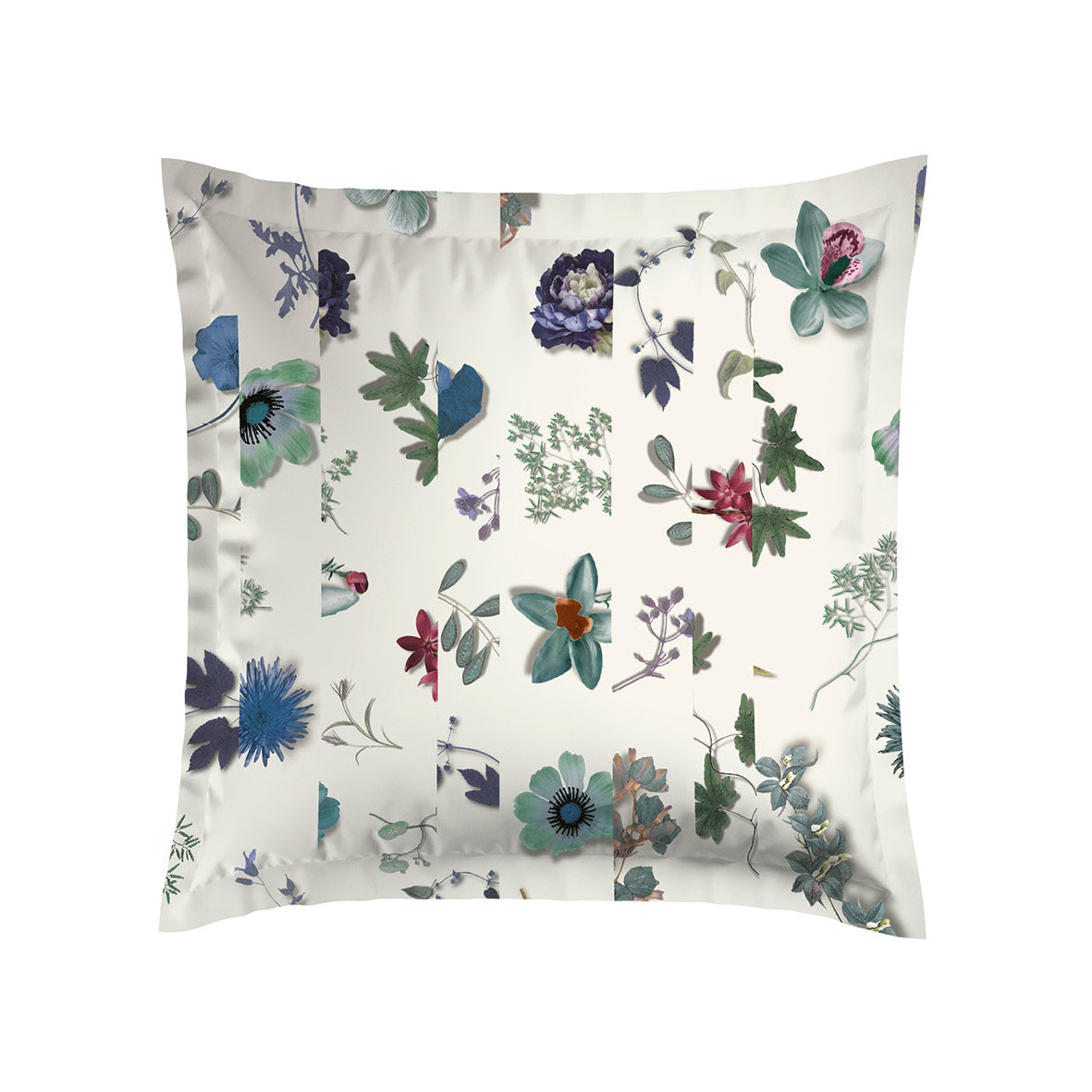 Pillowcase(s) cotton satin - Semis Yellow 2 x (63 x 63 cm)